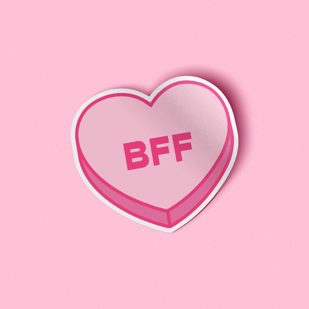 BFF Heart Sticker